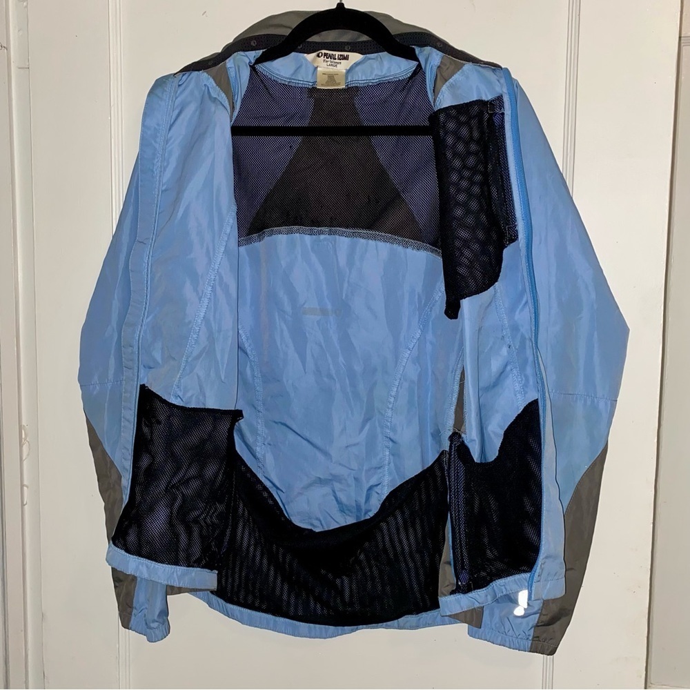 Pearl Izumi Women’s Cycling Jacket, Light Blue, Size L - Picture 3 of 4